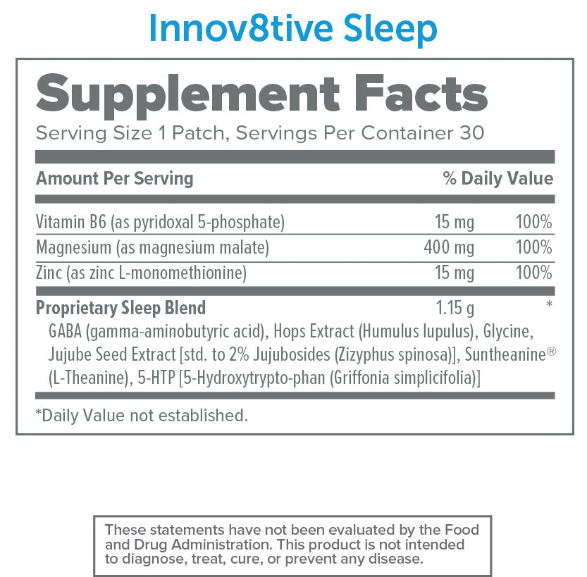 Innov8tive Sleep Patch Chicago CBD & Essential Oils