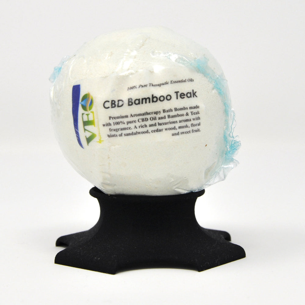 CBD Bamboo Teak Bath Bomb